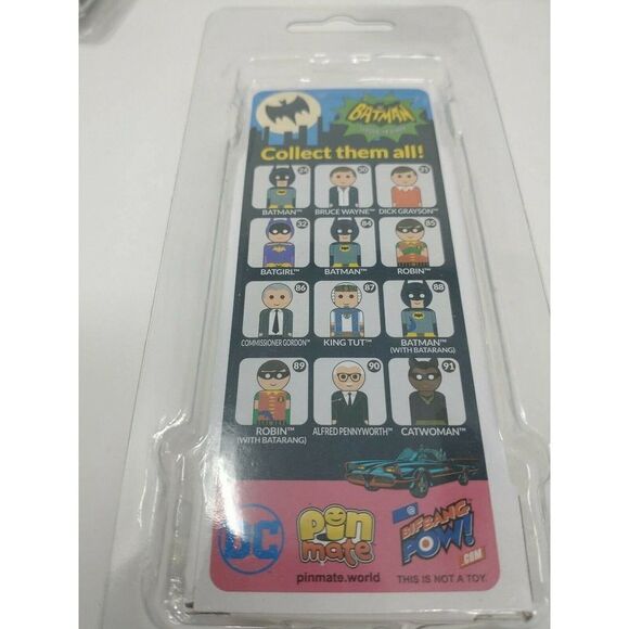 Wooden Pin Mates DC Comics Batman Classic TV Lot of 8 Batman and more from TV - Picture 6 of 6